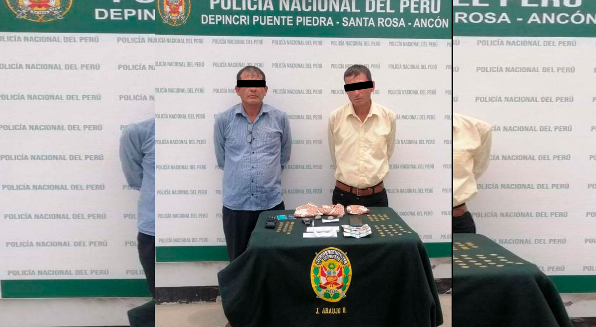 PNP captura a dos sujetos que estafaban con el cuento de "las pepitas ...