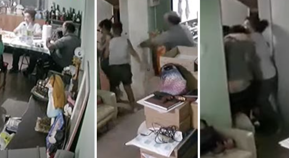 YouTube viral: Familia se abraza para protegerse de fuerte ...