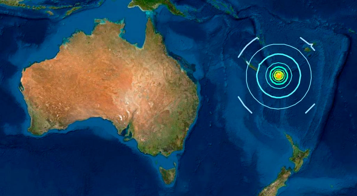 Alerta De Tsunami En El Pacífico Sur Tras Terremoto De Magnitud 7,7 En ...