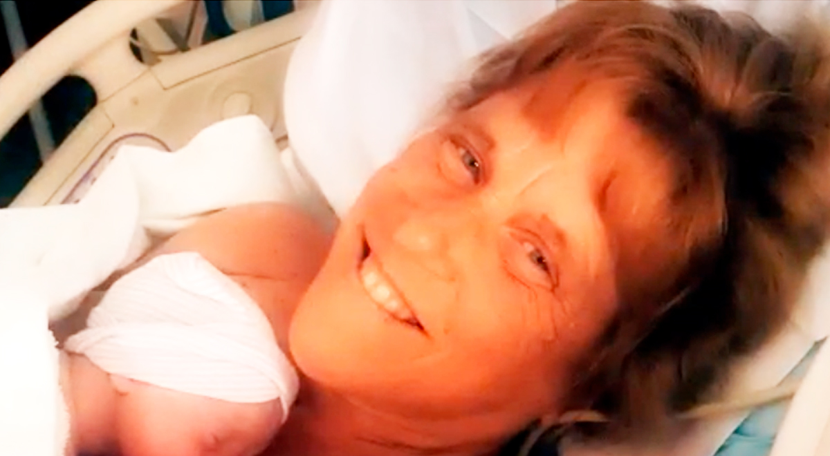 United States: 57-year-old Barbara Higgins gives birth to her third child in natural delivery