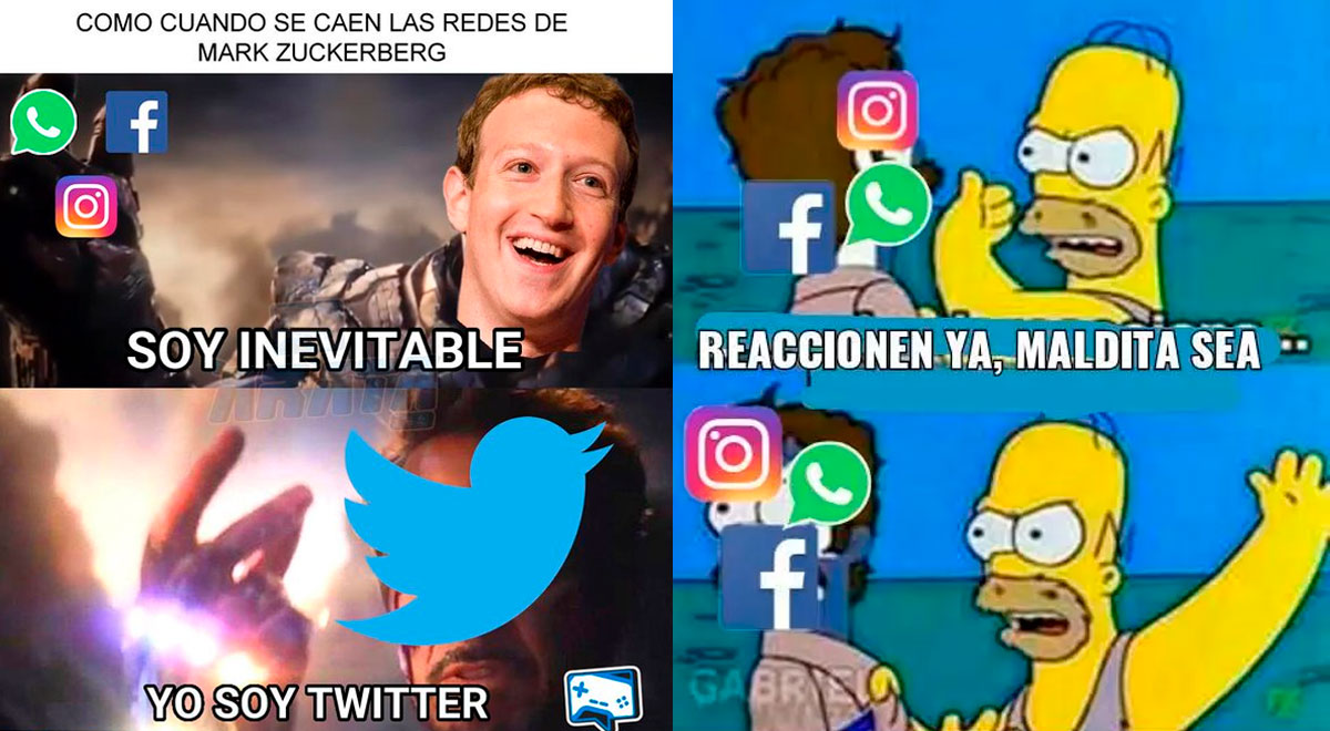 Memes de la caída de Facebook e Instagram: stickers, momos y las mejores  fotos para divertirse viral redes sociales | El Popular