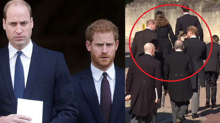 funeral del joven principe harry y william