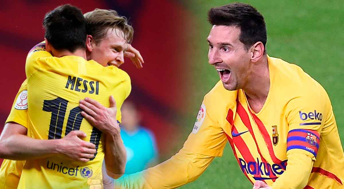 Lionel Messi doblete Barcelona vs Athletic Bilbao final Copa del Rey ...