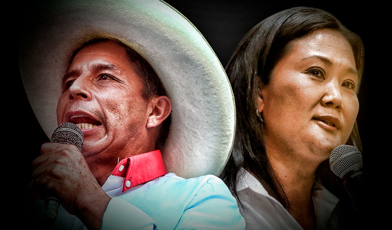 Pedro Castillo baja en intención de votos y Keiko Fujimori reduce la ...