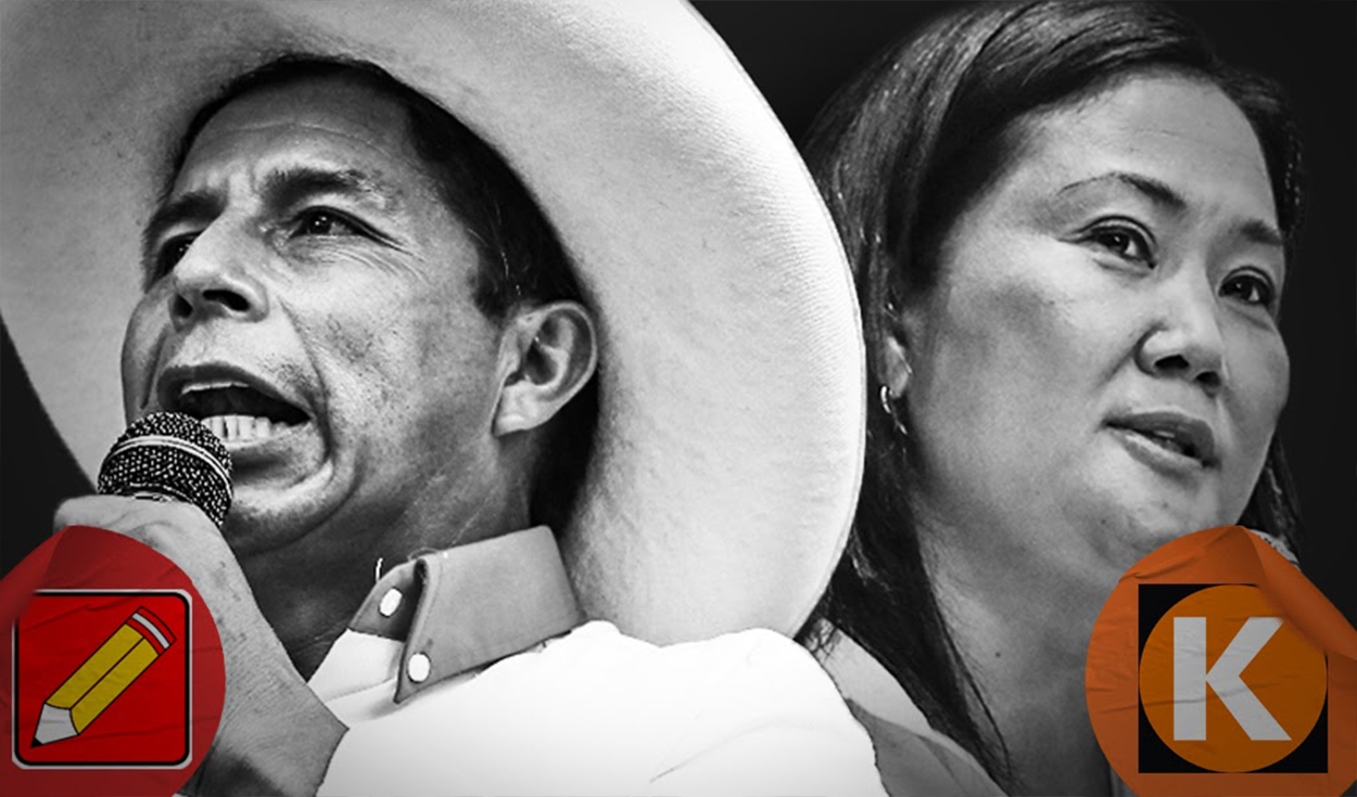 Pedro Castillo obtiene 52.6 % de intención de voto y Keiko Fujimori 47. ...