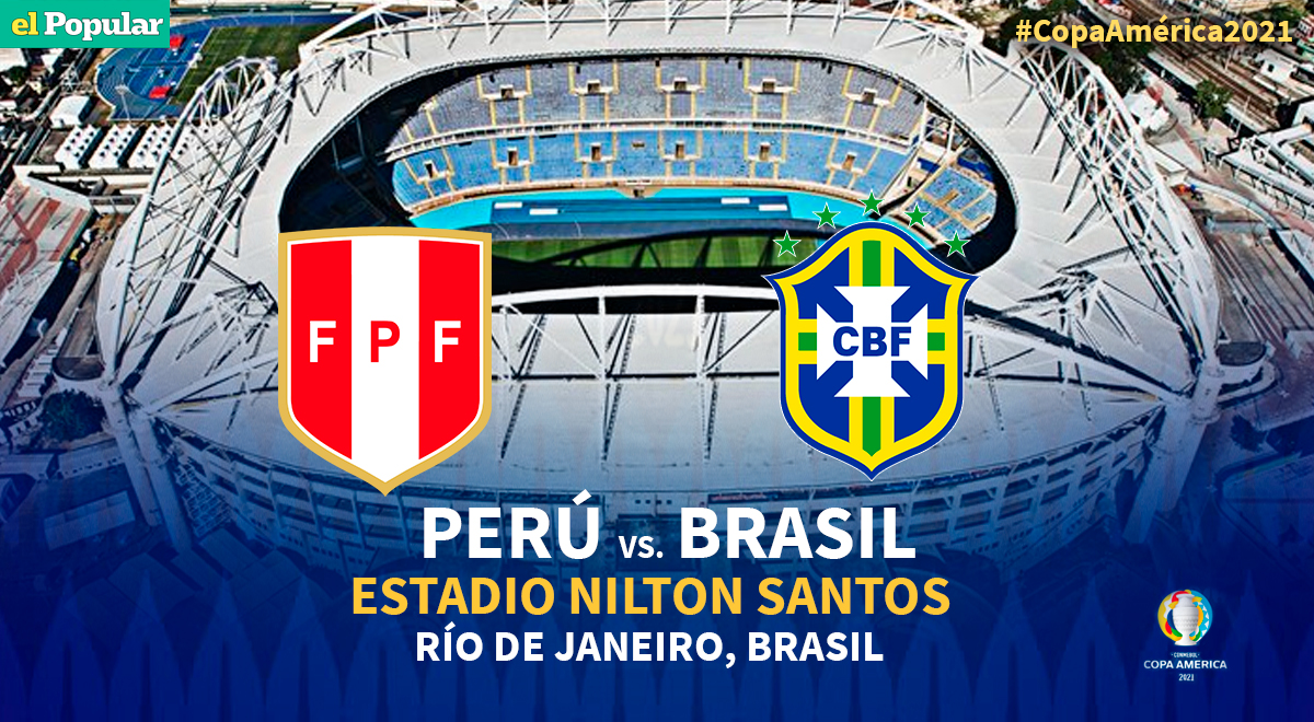 A qué hora juega Perú vs Brasil EN VIVO horario del partido hora