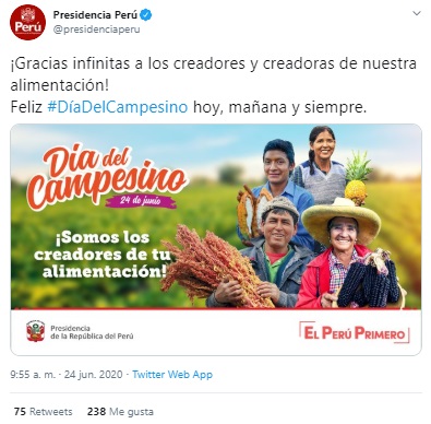 Día del Campesino: cuándo es, discurso, frases e imágenes, calendario  cívico Año Escolar Perú | El Popular