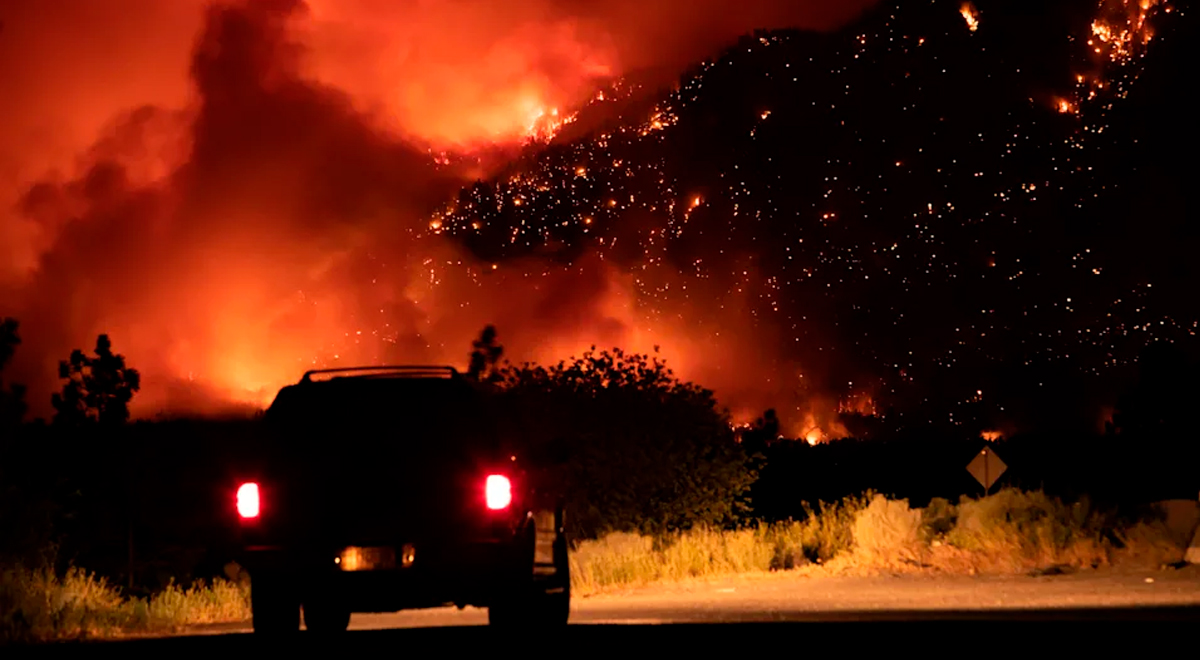 Canada: wildfire destroys Lytton town after temperatures of 49.5 degrees, video