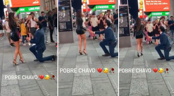 Facebook Viral Joven Le Pide Matrimonio A Su Pareja En Plena Calle Sin Imaginar Que Lo 8909