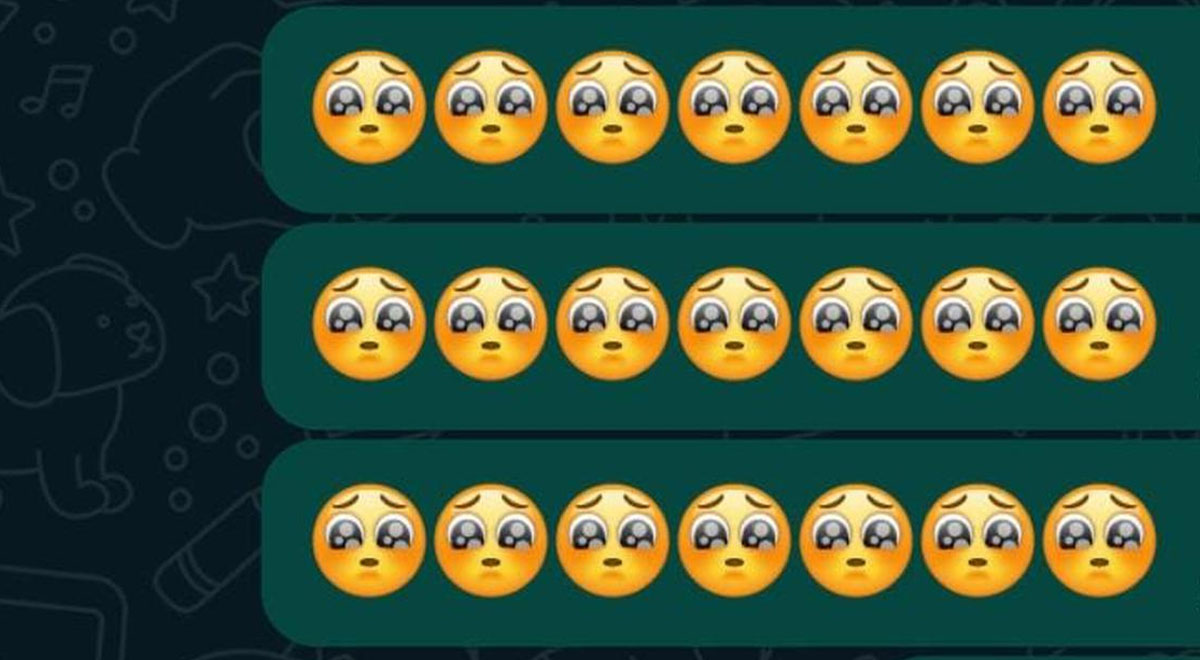 WhatsApp Qu significa la carita con ojos suplicantes pleading