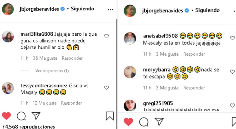 Gisela Valc Rcel Instagram Viral Jorge Benavides Har Parodia De Su Pelea Con Allison Pastor