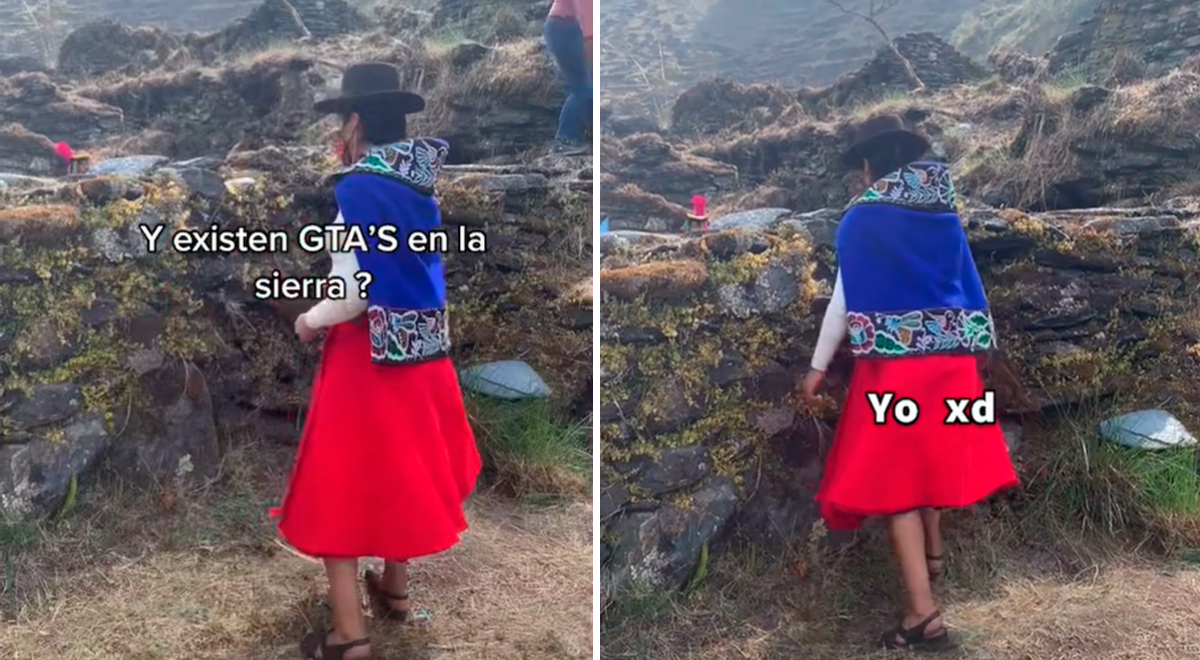 Tiktok Video Viral Peruana Imita La Caminata De Grand Theft Auto Y