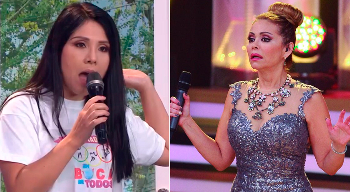 Magaly Medina sorprendida por vestido que usó Gisela Valcárcel en Reinas  del Show 2, video | El Popular