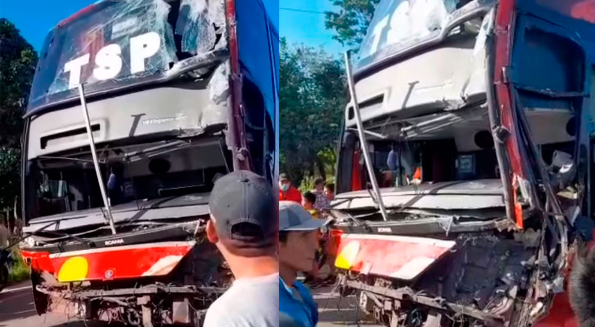 Ucayali: cuádruple choque de buses deja varios heridos en la carretera ...