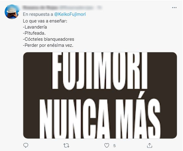 Keiko Fujimori Twitter Viral Lideresa De Fuerza Popular Animó A Las Personas Para Que Militen 0703