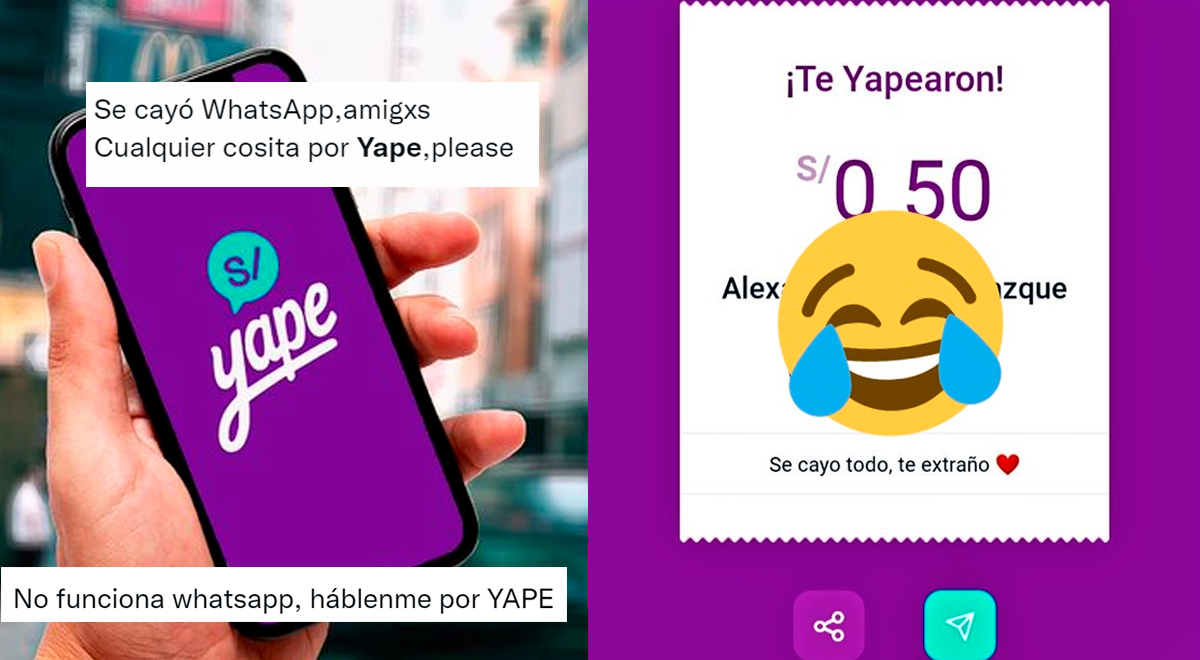 Caída De Whatsapp Facebook Instagram Tiktok Usuarios Bromean Y Piden Hablar Por Yape Del Bcp 
