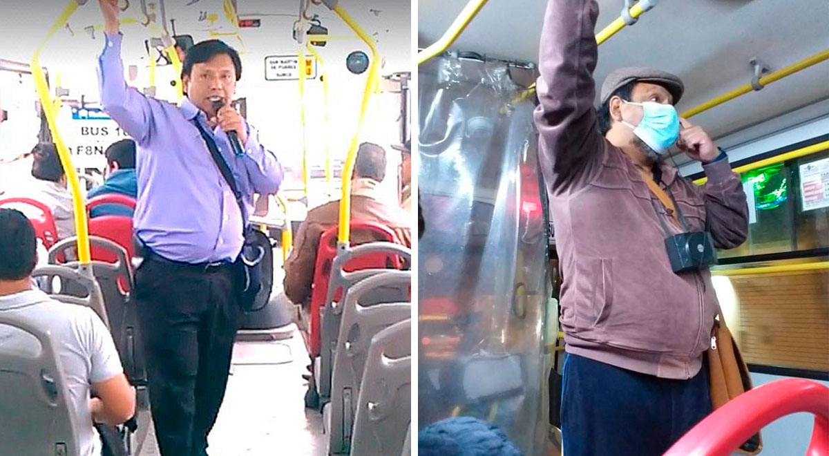 Profesor que da clases de historia en buses pide ayuda por su salud: 