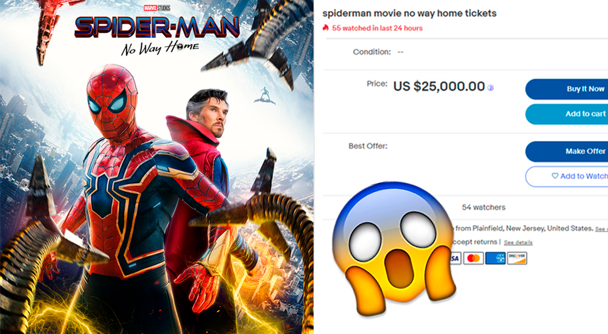 Spiderman No Way Home: revendedor de entradas se convierte en millonario  tras vender boletos a 25 mil dólares, foto | El Popular