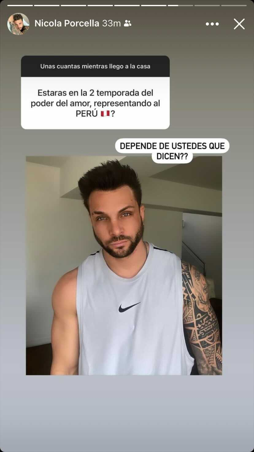 Nicola Porcella Instagram: Chico reality estaría en la segunda temporada de  El Poder del Amor tras cancelación de Guerreros México, foto | El Popular