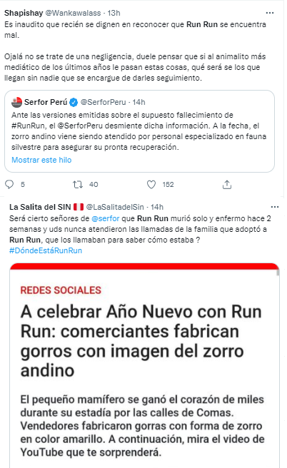 Zorro Run Run Twitter Viral Usuarios Exigen Que Lo Muestren Tras