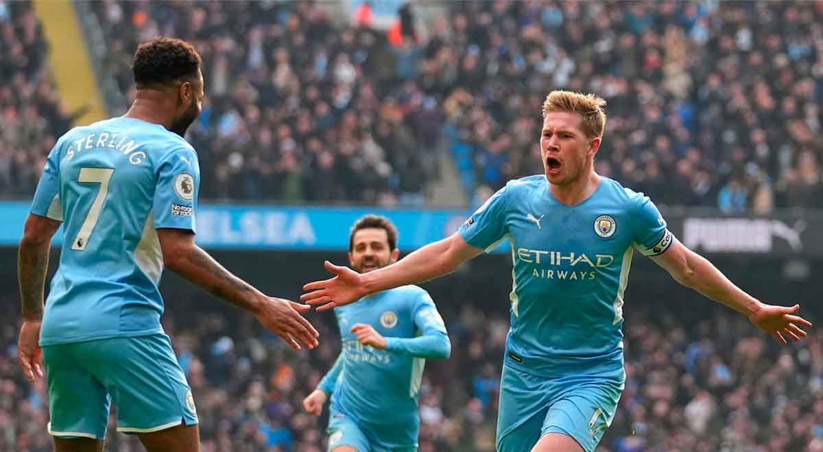 Manchester City vs. Chelsea: el espectacular gol de Kevin de Bruyne para el 1-0 en el partidazo