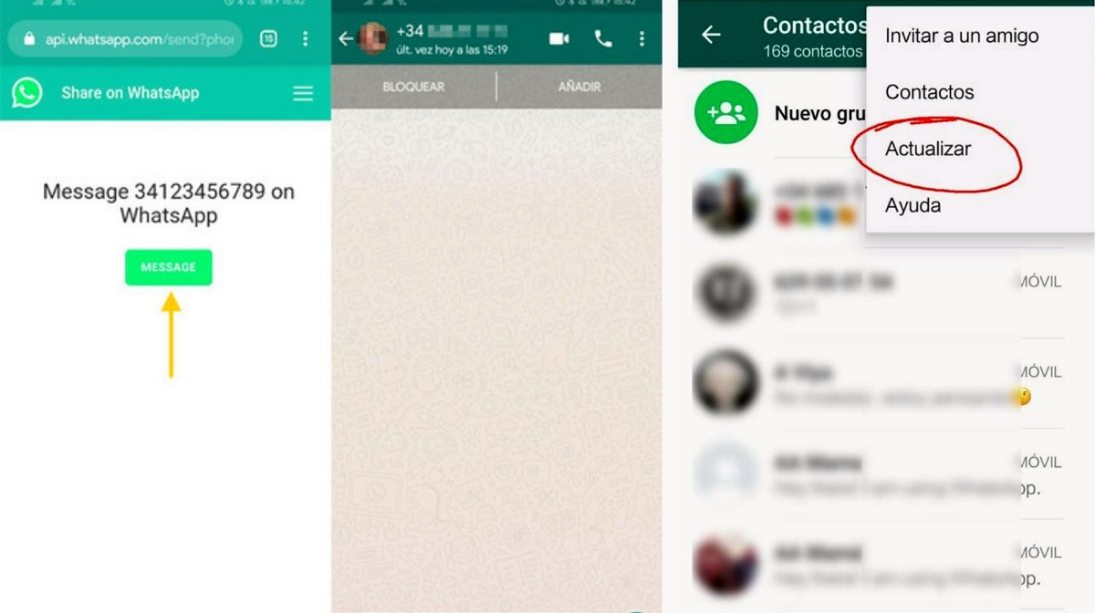 WhatsApp: How to send the same message to all my contacts? - American ...