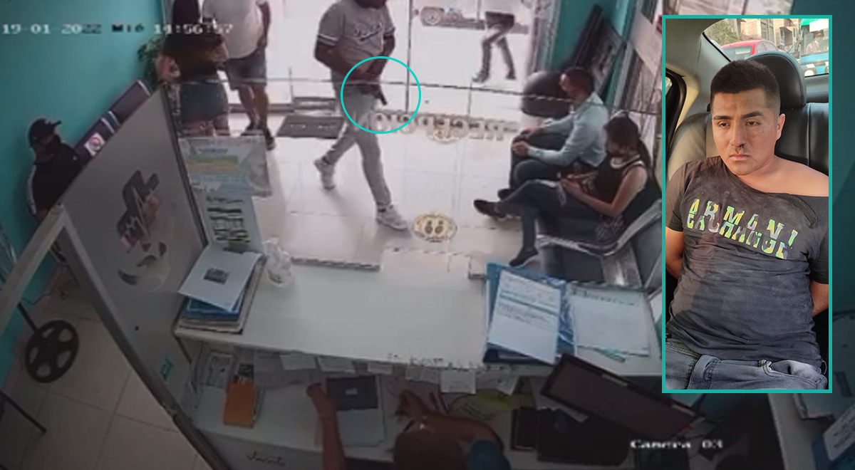 VES: Policía captura a delincuente armado que asaltó centro médico [VIDEO]