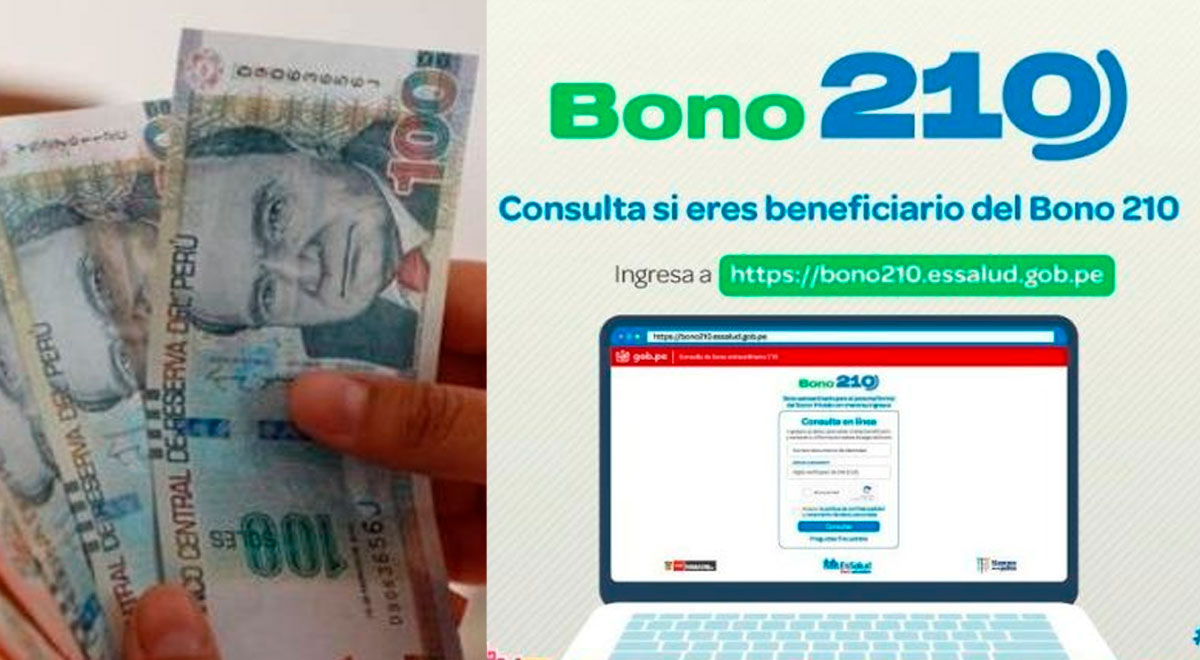 Bono 210 soles Cómo cuándo y dónde me toca cobrar subsidio para