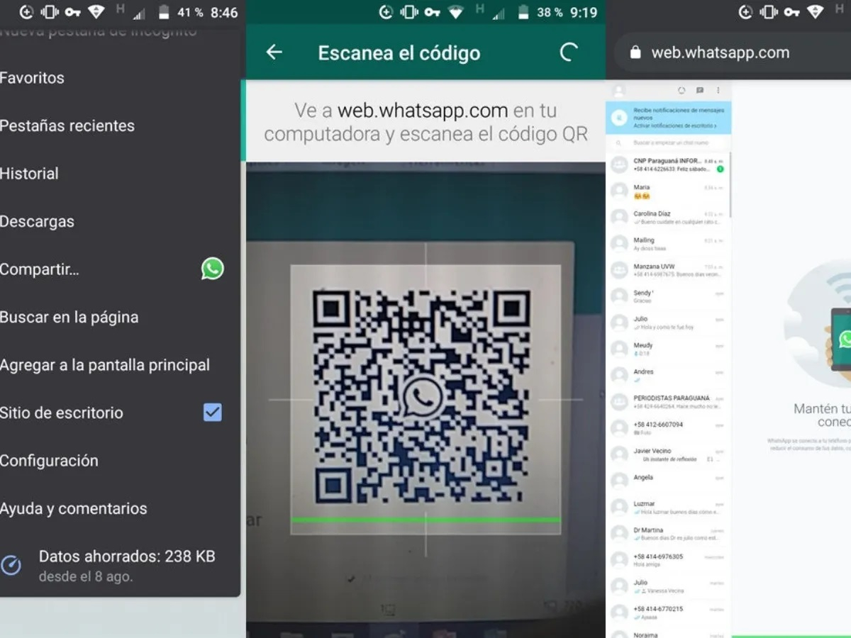 WhatsApp: so you can use the app without scanning a QR code on your PC ...
