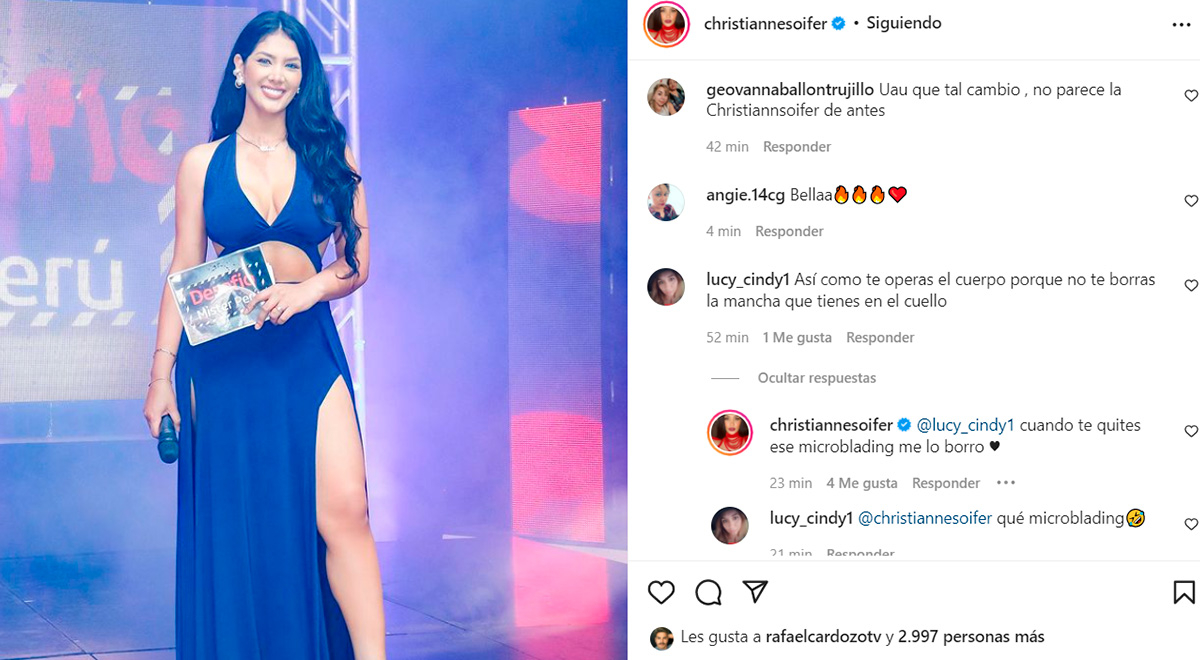 Chris Soifer Instagram: Usuaria crítica a la menos de la Soifer por lunar  en el pecho y ella la pone en su sitio | El Popular