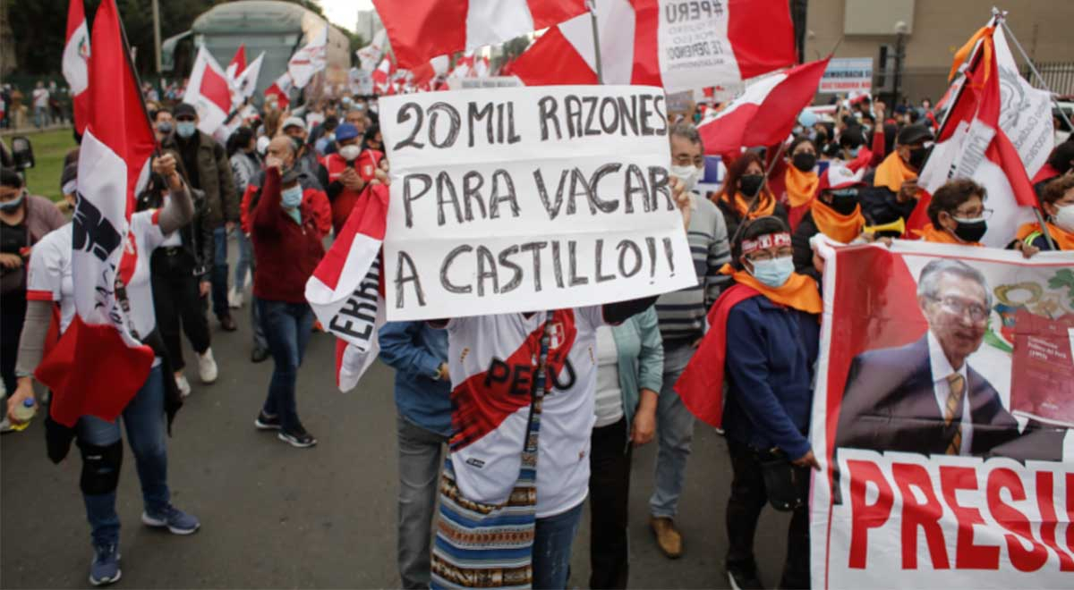 Pedro Castillo: convocan a otra marcha para exigir la renuncia del ...