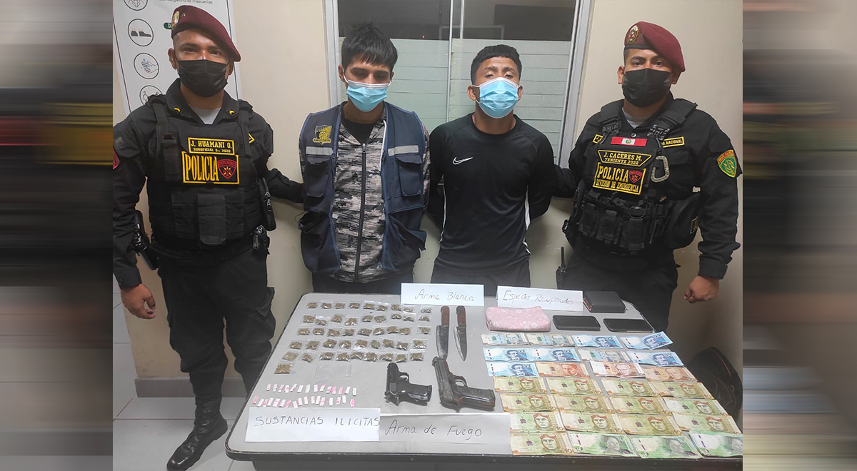 Santa Anita: PNP detiene a dos sujetos que arrebataron mochila y ...