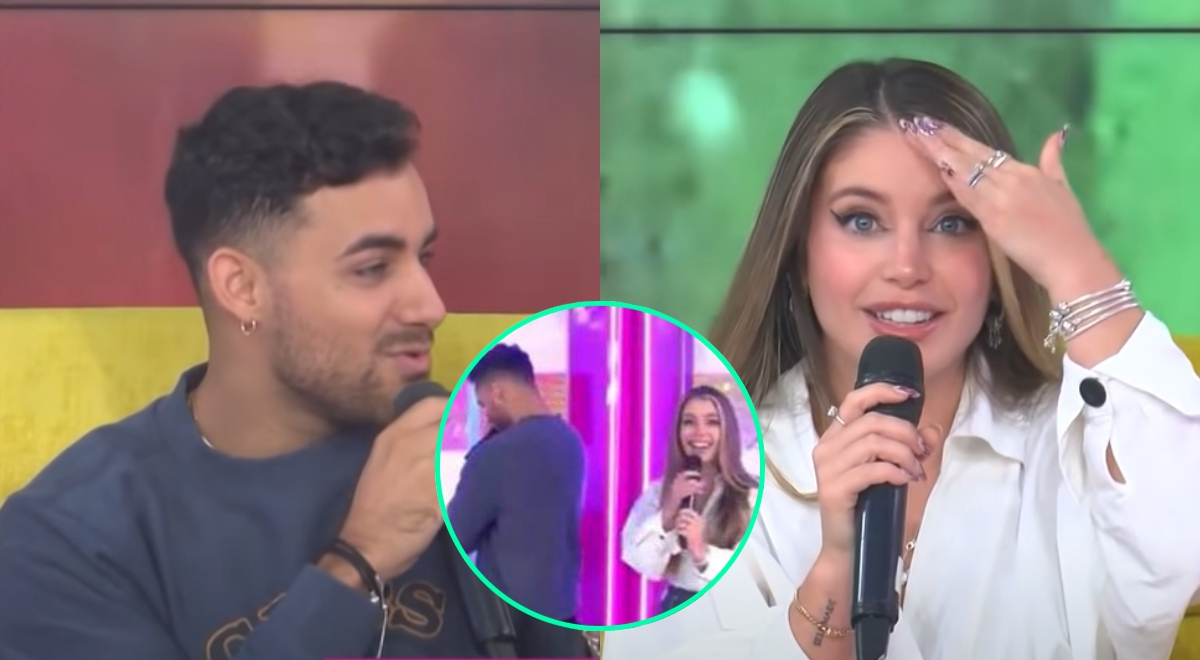 Austin Palao is uncomfortable LIVE when he hears Flavia Laos say her real name: “That shouldn’t have gone on the air”, Love and fire, video