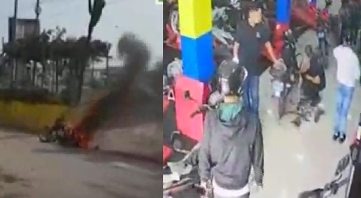 Comas: Policía de civil disparó a ladrón que ingresó a robar a su taller de  motos, Foto, Video | El Popular