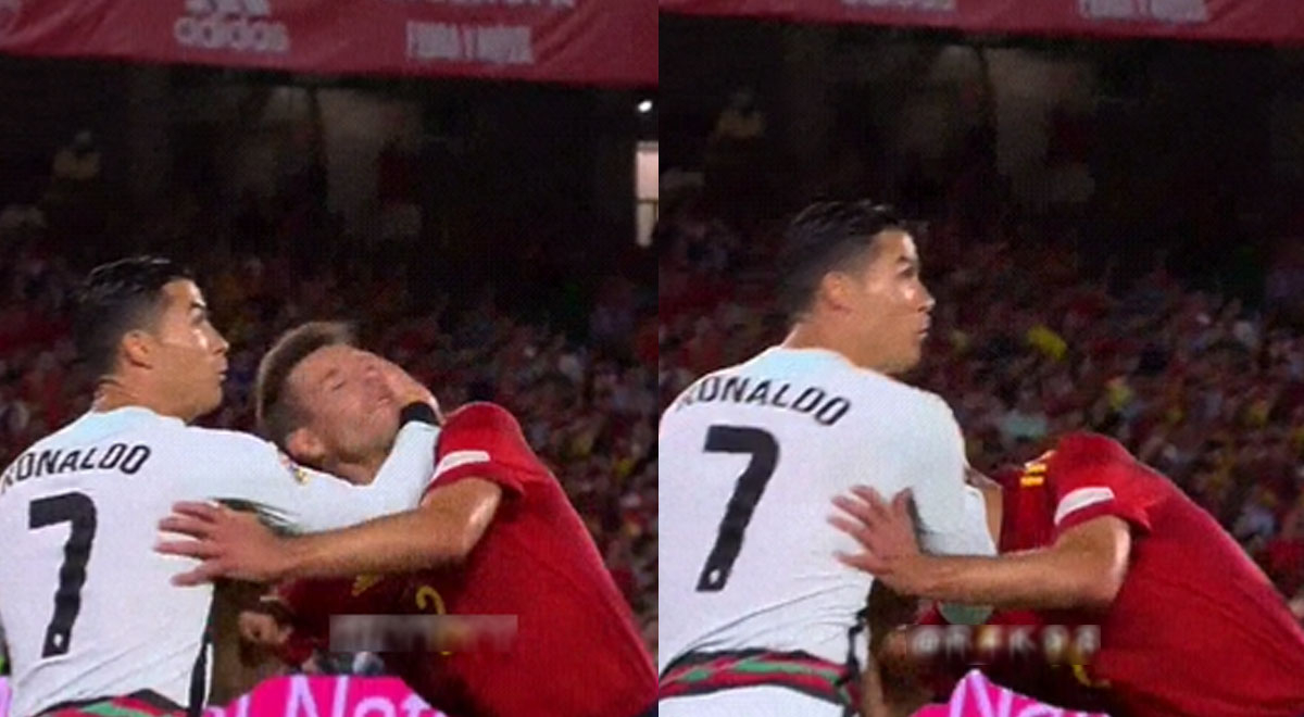 Cristiano Ronaldo: this was the ‘lapazo’ he gave César Azpilicueta in Portugal vs.  Spain in the League of Nations and it goes viral, video