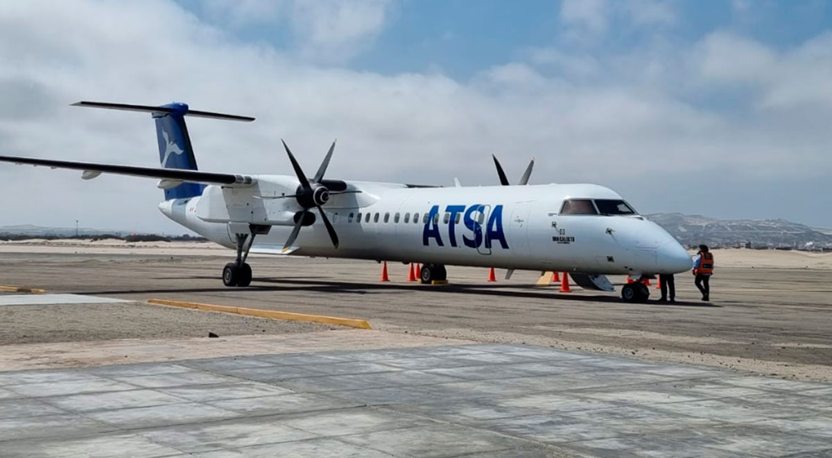Aerolínea Atsa: realizan el primer vuelo comercial de Lima a Chimbote ...