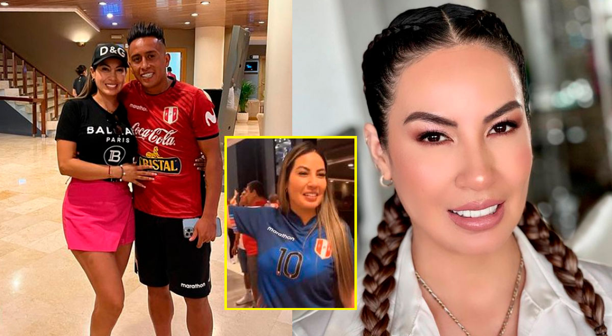 Christian Cueva, su esposa Pamela López, causa sensación tras bailar  huaynito durante banderazo a la selección peruana en Qatar, video | El  Popular