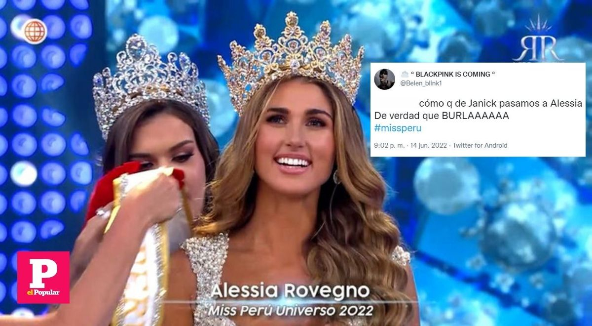 Miss Perú 2022 Alessia Rovegno Es La Ganadora Y Usuarios Reaccionan