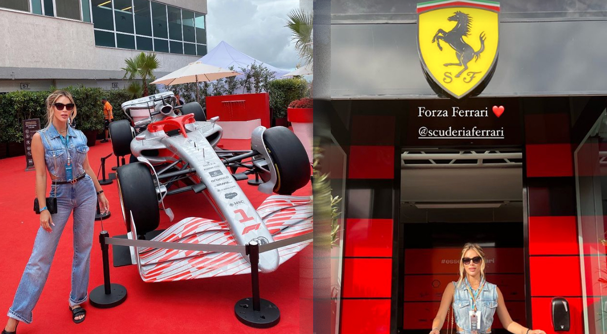 Sheyla Rojas and ‘Sir Winston’ share in a Formula 1 event in Hungary: “Hello Peru” [VIDEO]