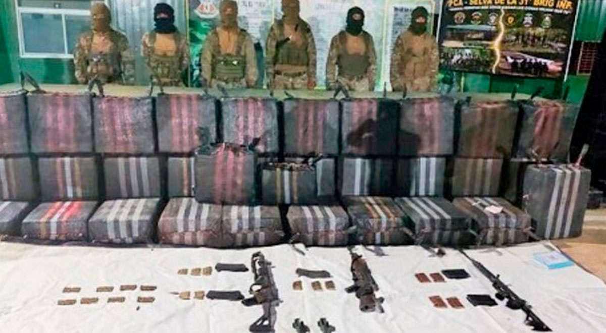 PNP y Fuerzas Armadas decomisa más de una tonelada de droga | PNP ...
