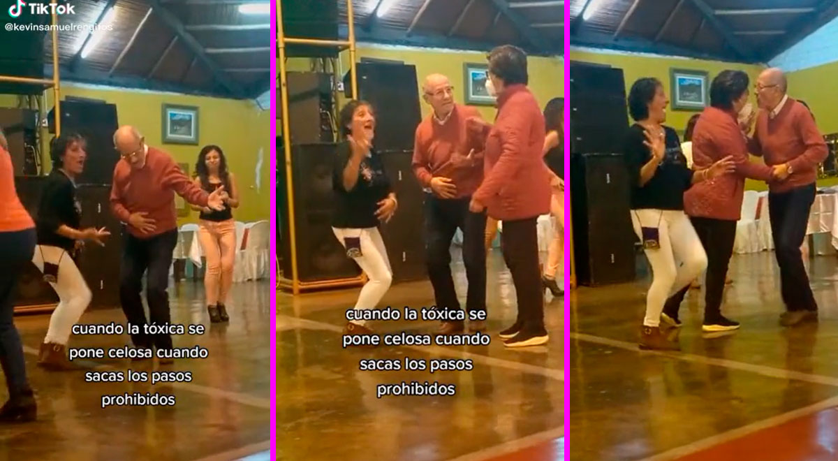 TikTok viral: Adulto mayor saca los pasos prohibidos, pero su esposa lo ...