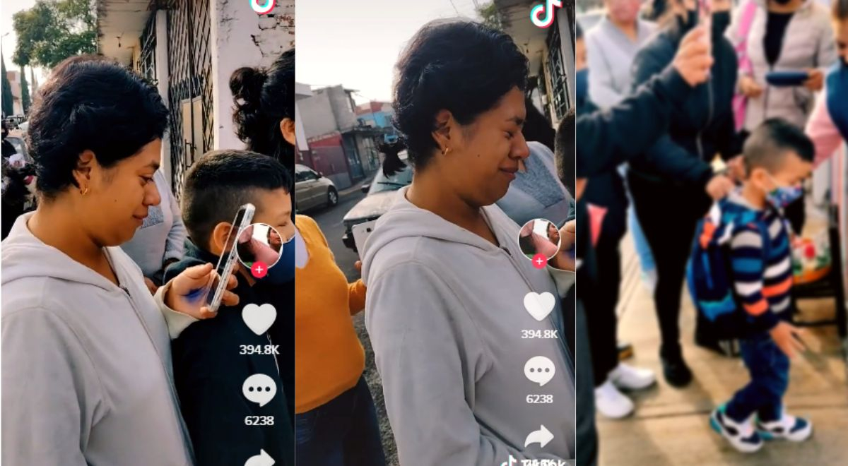 Tiktok Viral Madre Se Emociona Al Ver A Su Hijo Entrar Al Colegio Por Primera Vez El Popular 6216