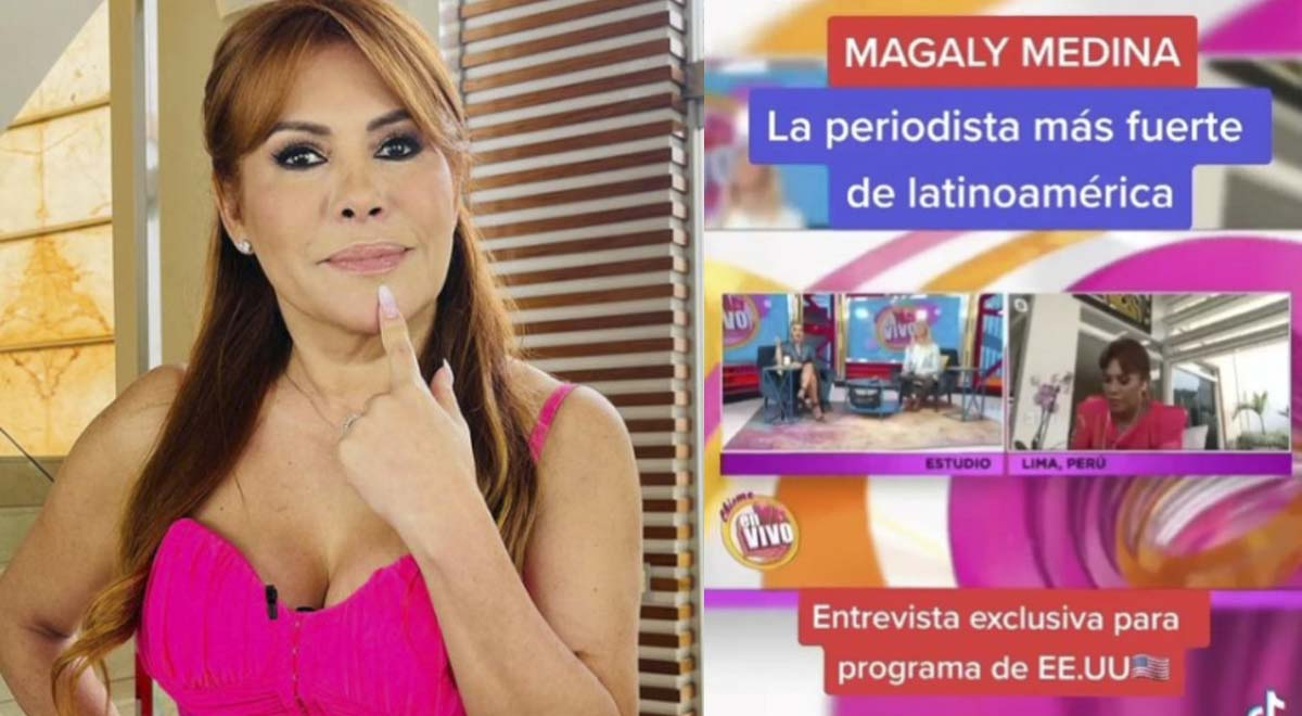 Magaly Medina en Instagram presume entrevista de programa de EE UU La periodista más fuerte