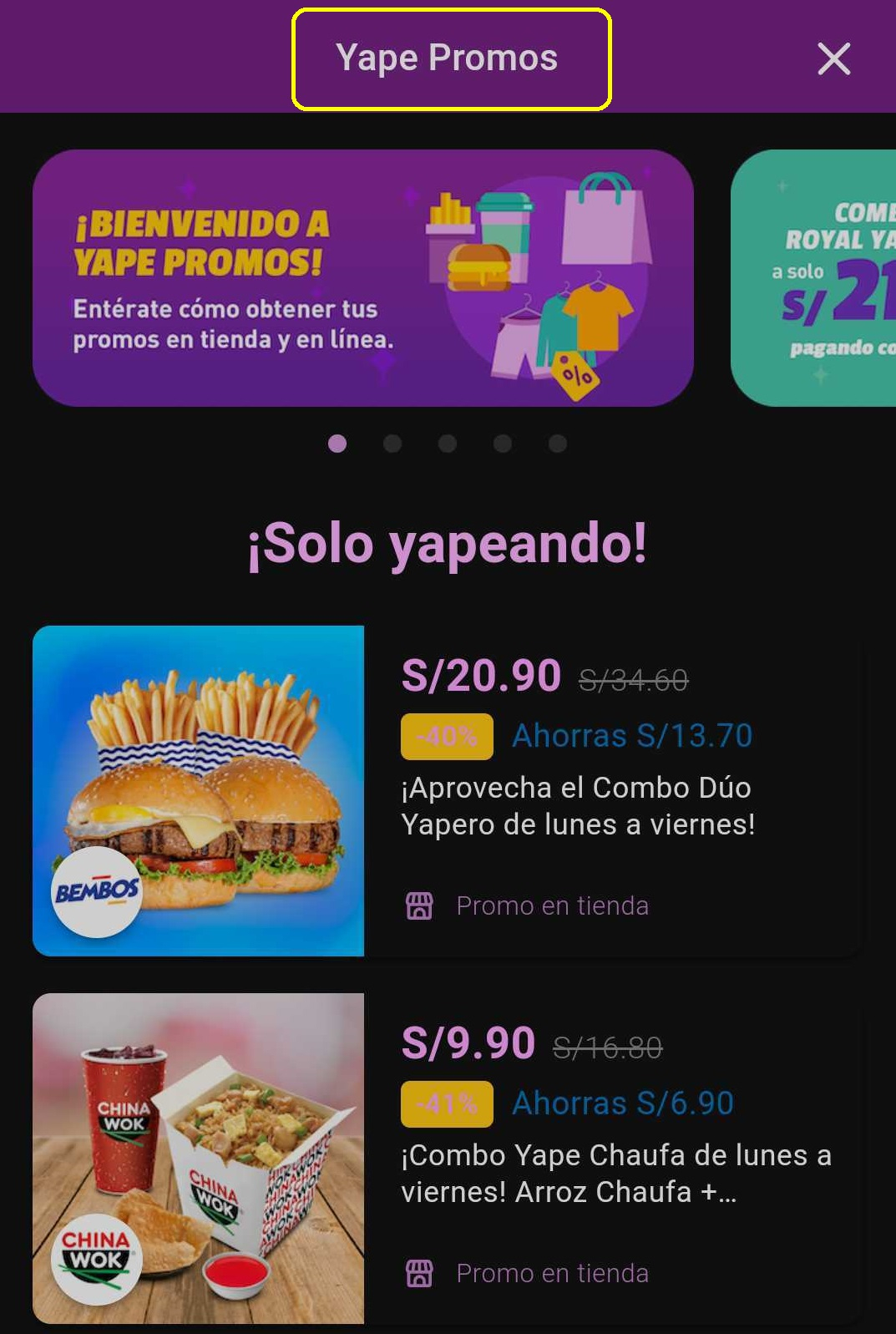 Yape C Mo Ver Las Promociones O Descuentos En La App Del Bcp El Popular