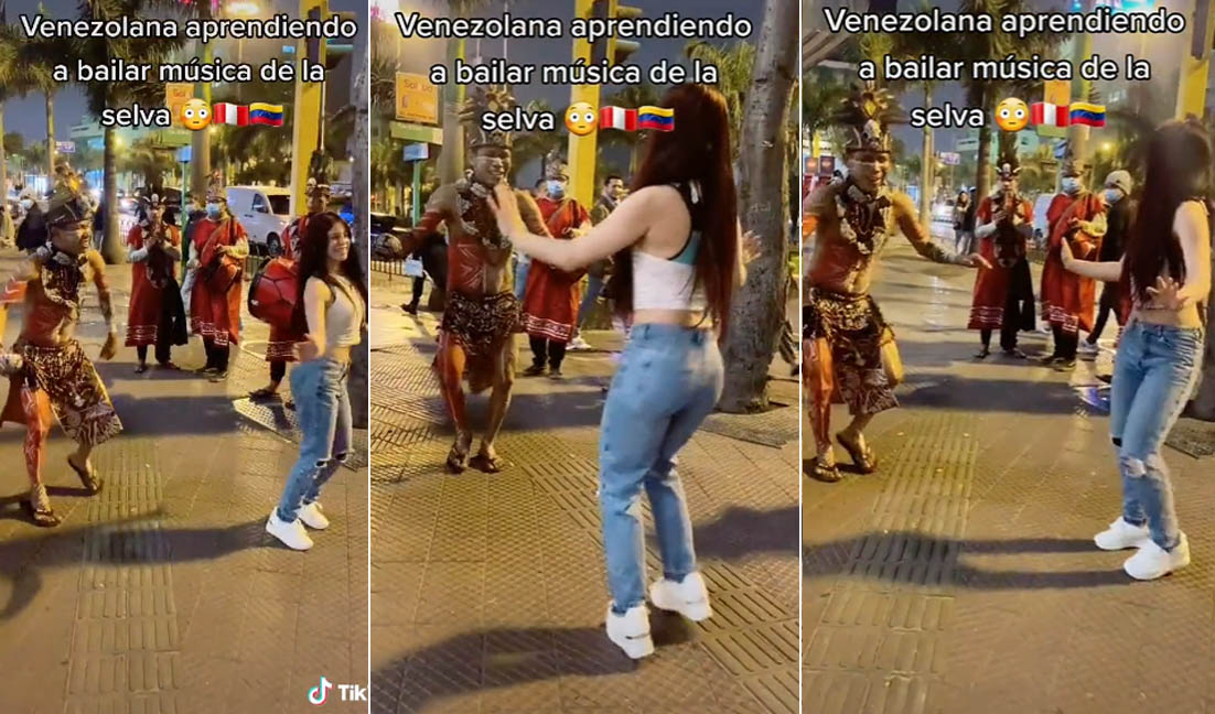 Tiktok Viral Venezolana Aprende A Bailar Música De La Selva Y Se Roba El Show Con Singulares