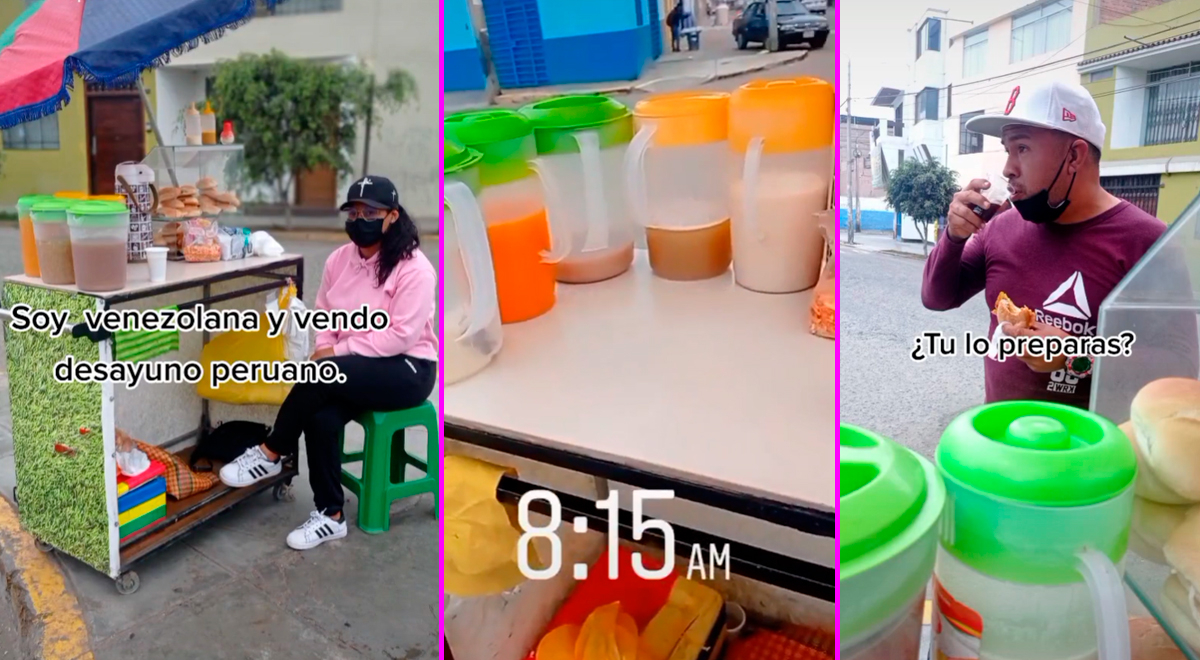 TikTok viral Perú: Venezolana la rompe vendiendo desayunos peruanos y causa  furor en TikTok: “Los preparo yo misma”, video | El Popular