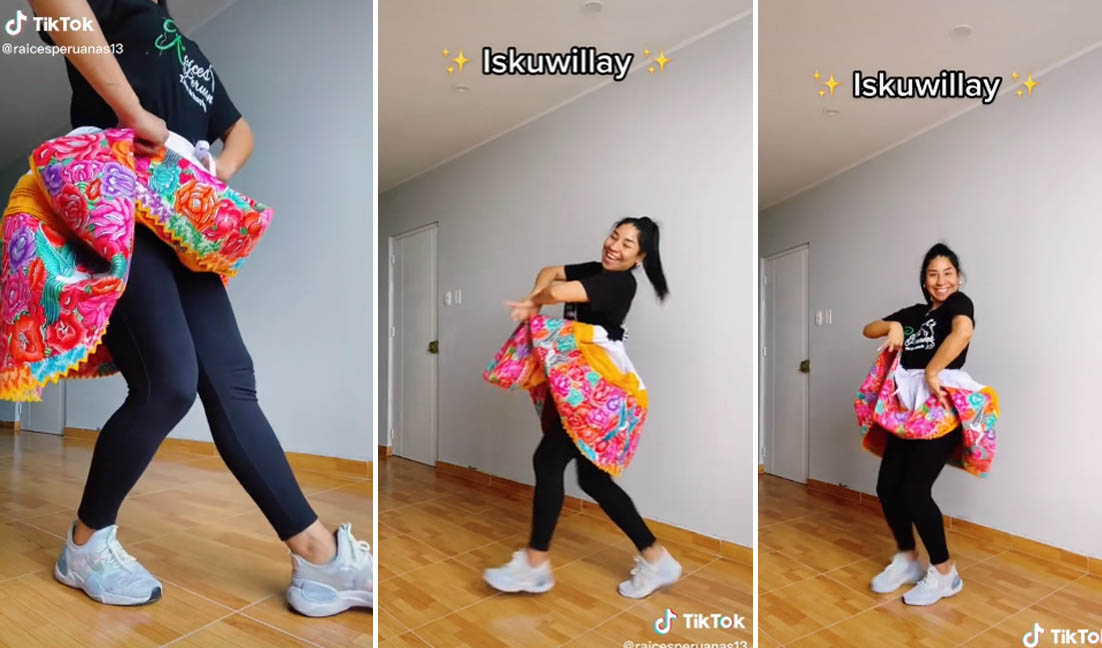 Tiktok Viral Peruana Enseña A Bailar Al Ritmo De Huaylarsh Y Sus Singulares Pasos La Rompe En