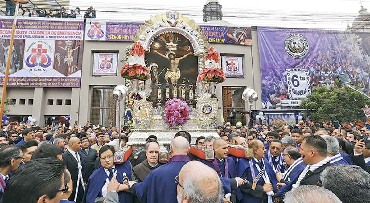 Señor De Los Milagros ¿cuándo Serán Las Siguientes Salidas Del Cristo Moreno El Popular 1278