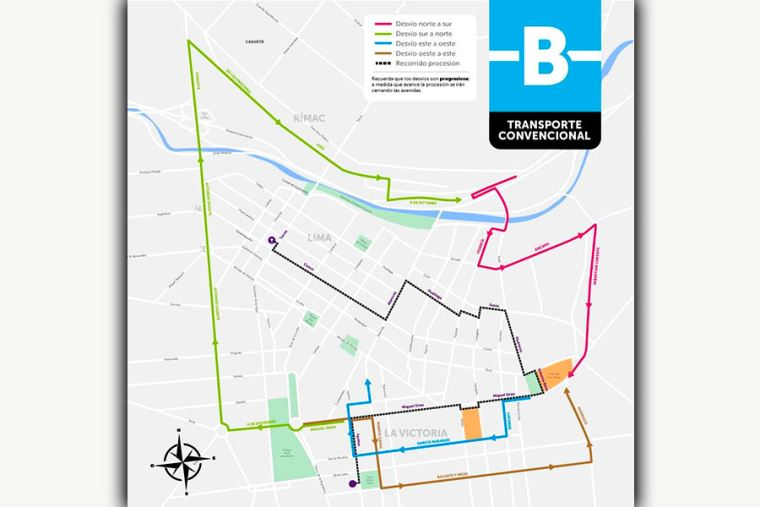 Señor De Los Milagros 2022 Cuál Es El Plan De Desvío Del Transporte Público Por La Procesión De