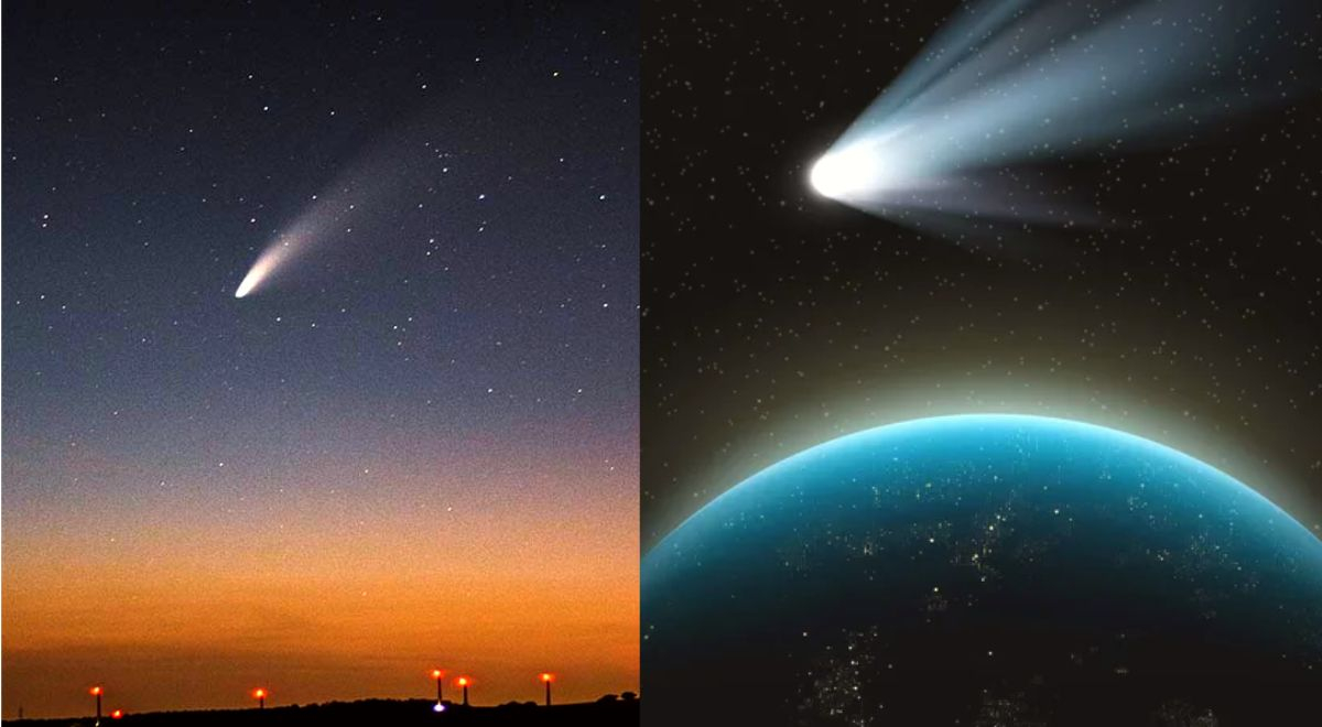 cometa halley de la tierra 1986